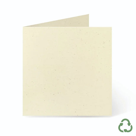 140x140mm Square Card Blanks - Biscuit by eco-craft - made in the UK