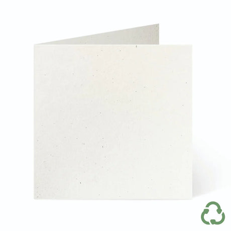 140x140mm Square Card Blanks - Ivory by eco-craft - made in the UK
