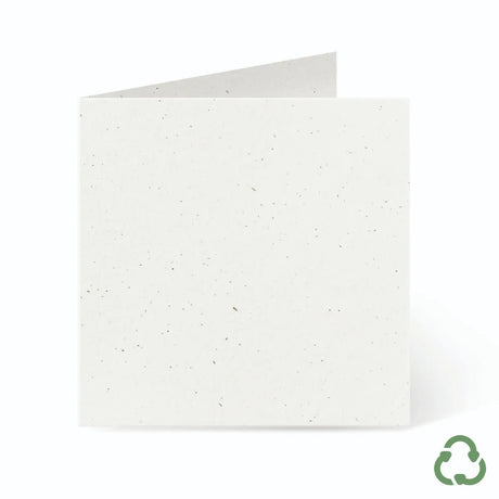 140x140mm Square Card Blanks - Oat Fleck by eco-craft - made in the UK