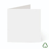 140x140mm Square Card Blanks - White by eco-craft - made in the UK