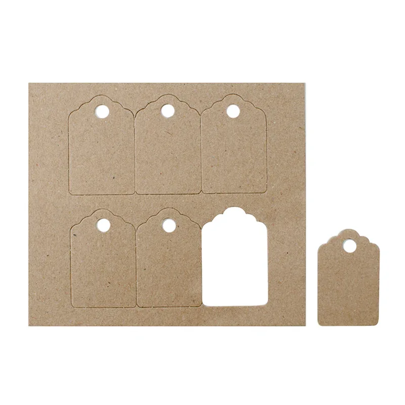 Gift Tags (Small) Natural 60Pk by eco-craft - made in the UK