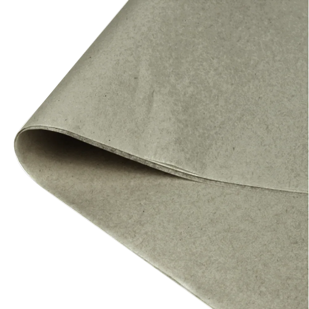 100% Recycled Grey Tissue Paper (375 x 500mm) 480 Sheets by eco-craft - made in the UK