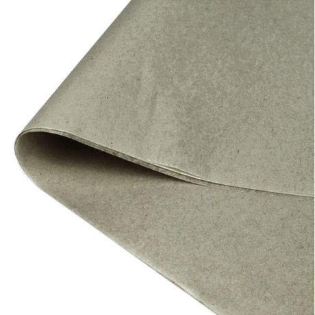 100% Recycled Grey Tissue Paper (375 x 500mm) 480 Sheets by eco-craft - made in the UK