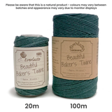 Cotton Twine - Moss Green by eco-craft - made in the UK