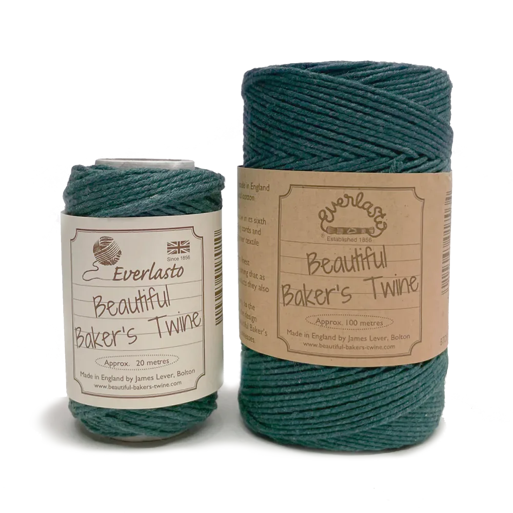 Cotton Twine - Moss Green by eco-craft - made in the UK