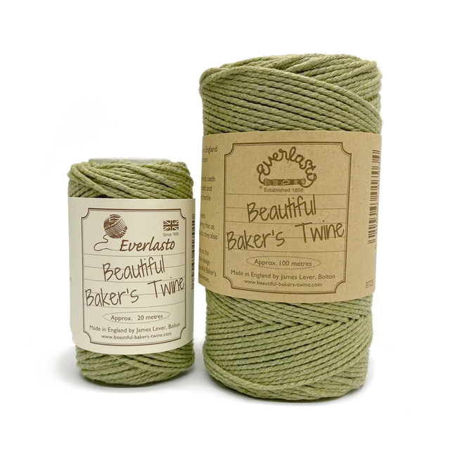 Cotton Twine - Olive by eco-craft - made in the UK