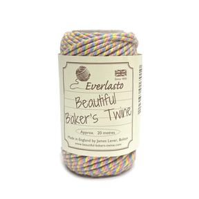 Cotton Twine Tri-Colour - Unicorn by eco-craft - made in the UK