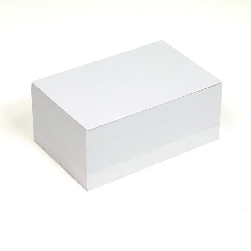Blank Business Cards 100Pk - White by eco-craft - made in the UK