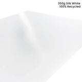 A3 Card - Silk White - 350g by eco-craft - made in the UK