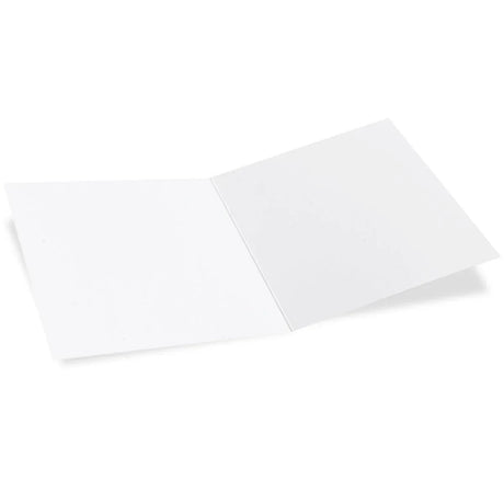 140x140mm Square Card Blanks - White by eco-craft - made in the UK