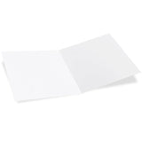 120x120mm Square Card Blanks - White by eco-craft - made in the UK