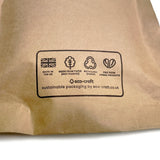 Paper Postal Mailer - 180x300x40mm (Extra-Small) by eco-craft - made in the UK