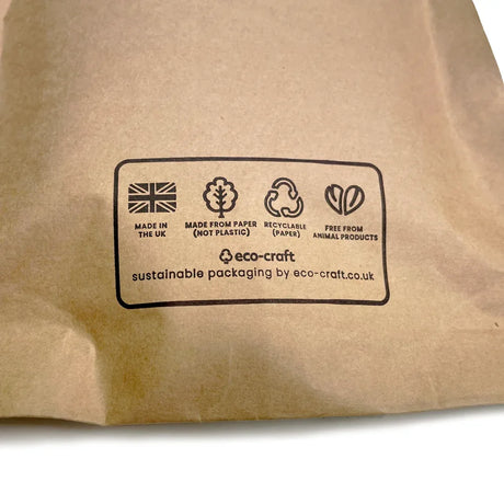 Paper Postal Mailer - 180x300x40mm (Extra-Small) by eco-craft - made in the UK