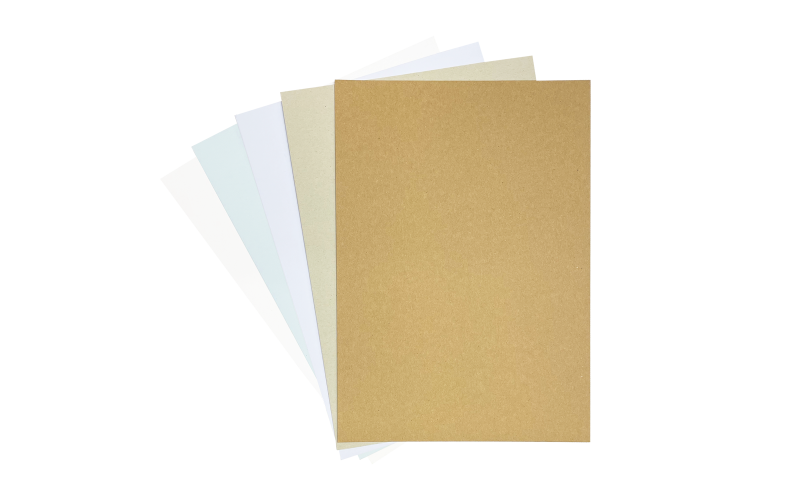 carta kraft 10,5 x 21 cm carta creativa 50 fogli di carta Kraft 380 g formato DIN lungo Nature-eco effetto stabile rispettoso dell'ambiente 