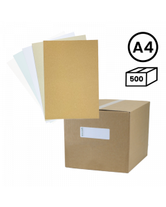 A4 Recycled Natural Card 500Pk