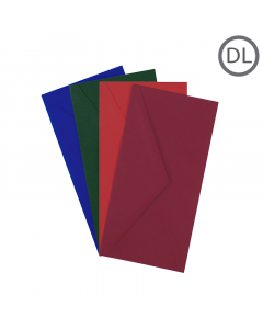 DL Recycled Envelope Colours 1000Pk