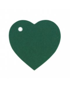 Heart Shaped Gift Tags 20Pk - HollyGreen