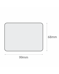 L8 Plain Recycled Labels (99x68mm) 8 per A4 sheet